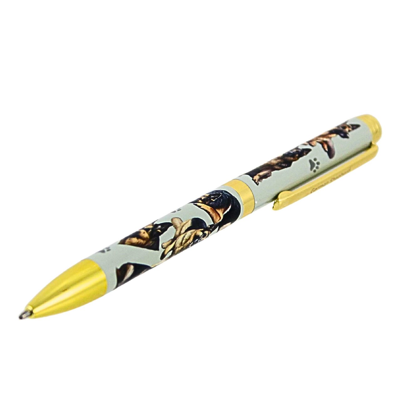 E & S Imports 5.5 Inch German Shepherd, Grey Ballpoint Pen Everyday Pen , Writing Dog Puppy Pet